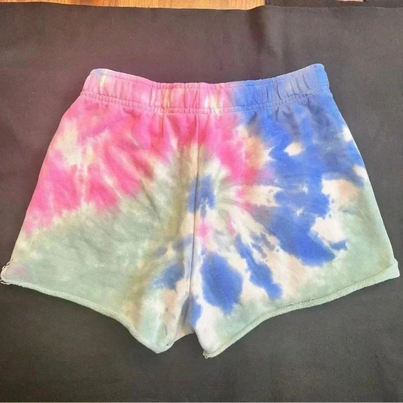 Pacsun size XS tye die shorts blue pink mint green with pockets very soft - Picture 4 of 6